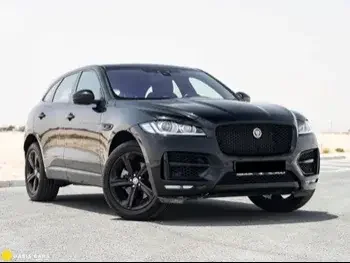 Jaguar  F-Pace  R Sport  2017  Automatic  53,000 Km  6 Cylinder  Four Wheel Drive (4WD)  SUV  Black  With Warranty