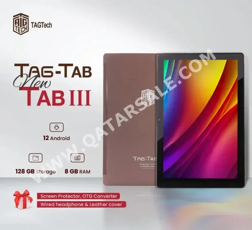 TAG Tech.Global  TAG  TAB III  2022 -  128 GB - Connectivity Wi-Fi + Cellular