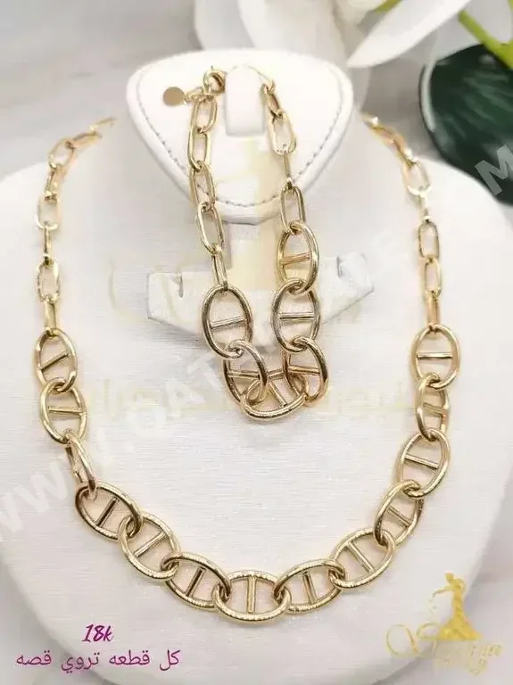 Gold Set  Italy  Woman  By Weight  26.88 Gram  Yellow Gold  18k