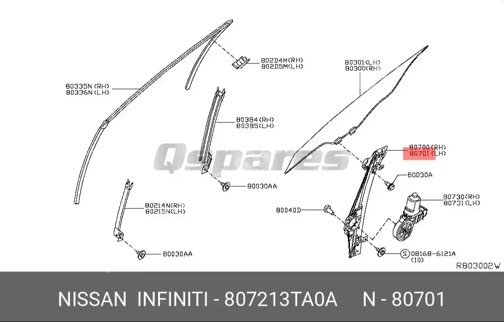 Car Parts - Nissan  Altima  - Interior Parts  -Part Number: 807213TA0A
