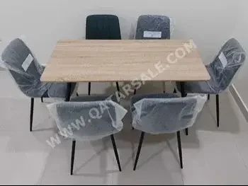 Dining Table  - Home Center  - Black  - 6 Seats