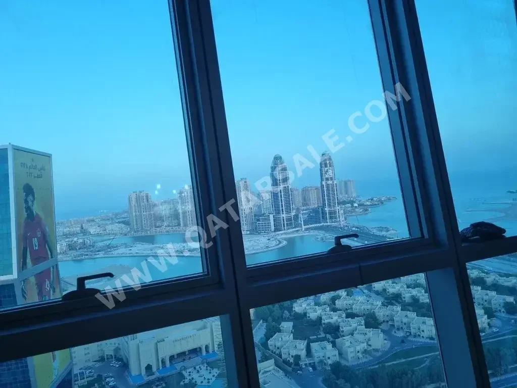 2 Bedrooms  Apartment  For Sale  in Doha -  West Bay Lagoon  Semi Furnished
