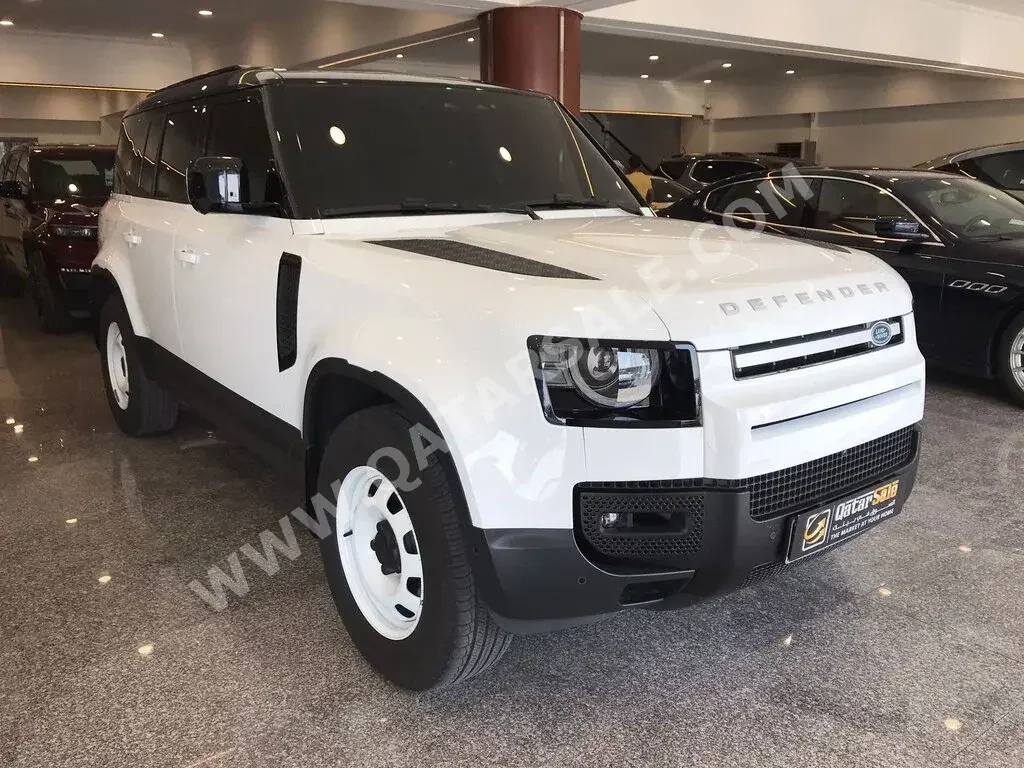  Land Rover  Defender  110  2023  Automatic  6,000 Km  4 Cylinder  Four Wheel Drive (4WD)  SUV  White  With Warranty