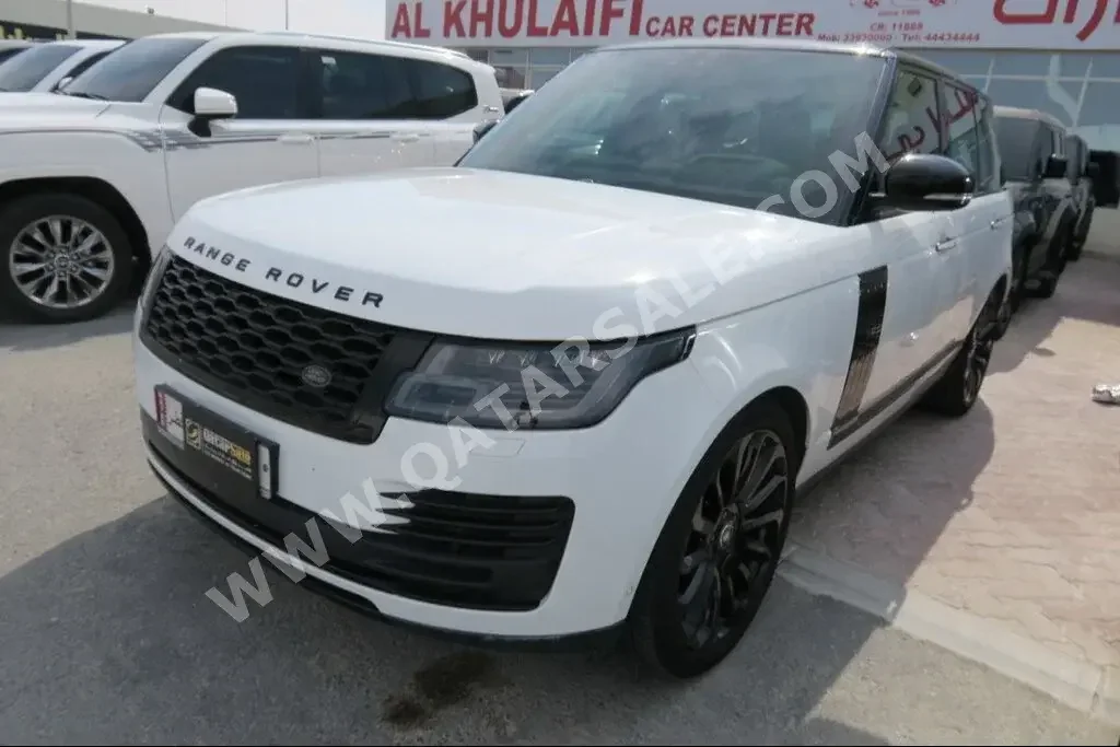 Land Rover  Range Rover  Vogue  Autobiography  2018  Automatic  90,000 Km  8 Cylinder  Four Wheel Drive (4WD)  SUV  White