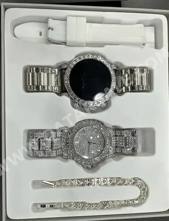 Watches - HainoTeko  - Digital Watches  - Silver  - Women Watches