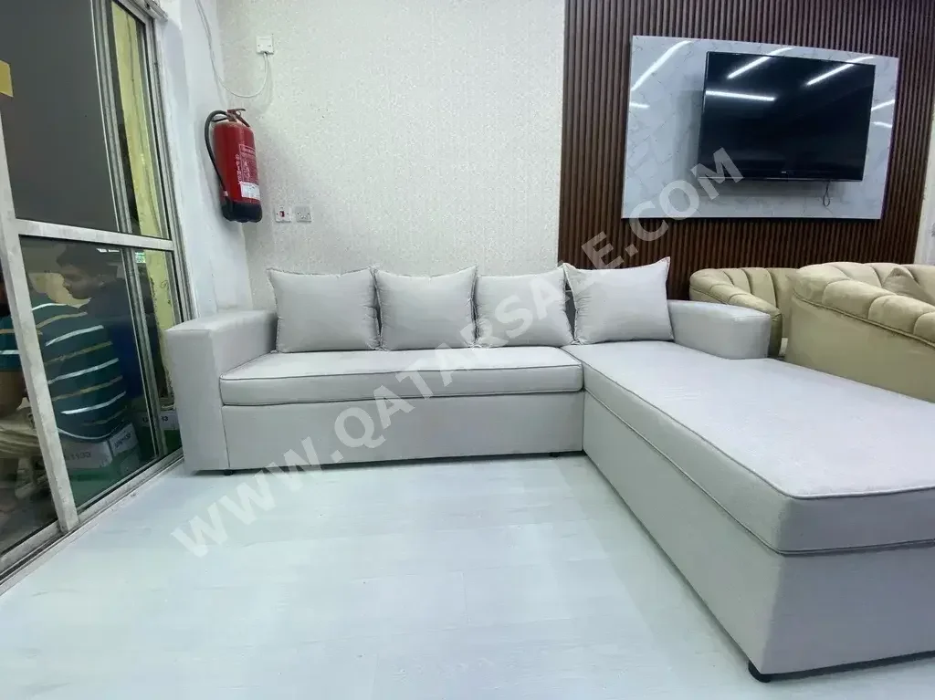Sofas, Couches & Chairs L shape  - White