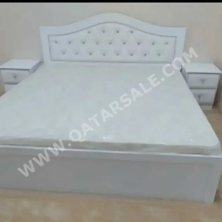 Beds - King  - White  - Mattress Included