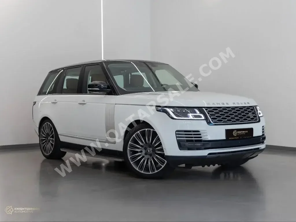  Land Rover  Range Rover  Vogue  Autobiography  2019  Automatic  16,800 Km  8 Cylinder  Four Wheel Drive (4WD)  SUV  White  With Warranty