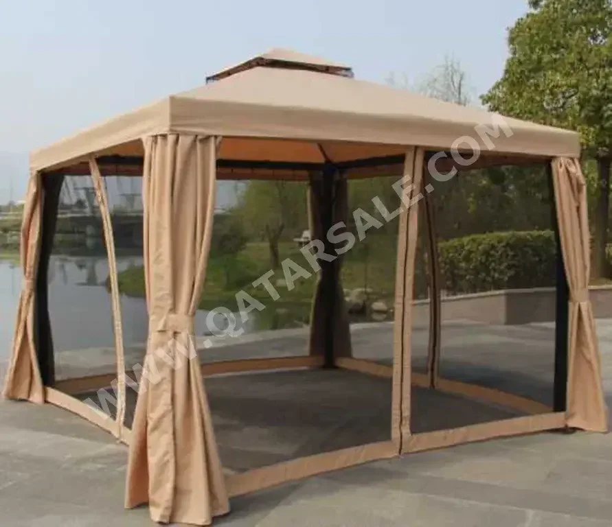 Camping Tent 5 Person  Brown  China  400 CM  Waterproof