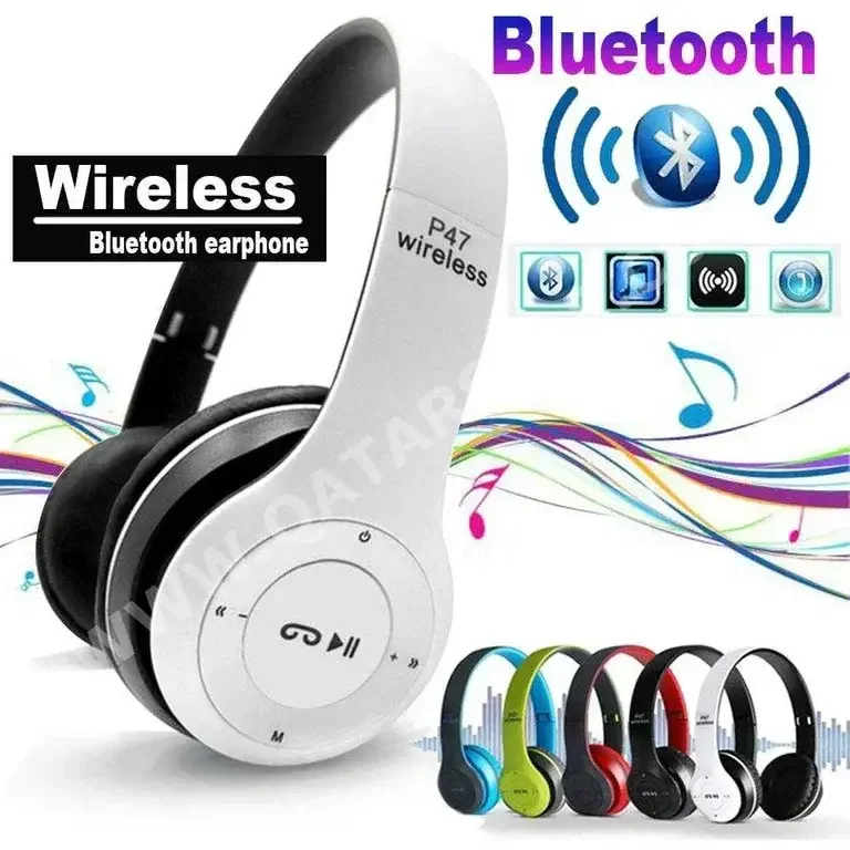 Headphones & Earbuds,Airpods p47  - Black  Headphones