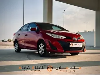 Toyota  Yaris  2019  Automatic  126,000 Km  4 Cylinder  Front Wheel Drive (FWD)  Sedan  Red