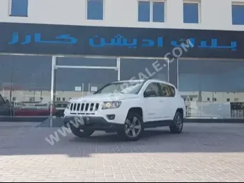 Jeep  Compass  2017  Automatic  121,000 Km  4 Cylinder  Four Wheel Drive (4WD)  SUV  White