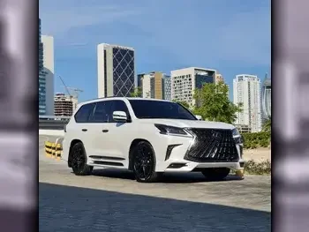 Lexus  LX  570 S Black Edition  2019  Automatic  134,000 Km  8 Cylinder  Four Wheel Drive (4WD)  SUV  White