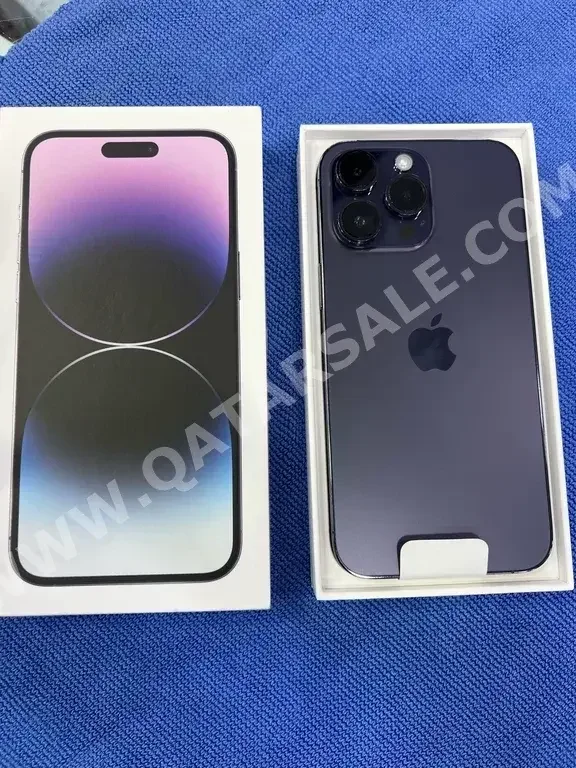 Apple  - iPhone 14  - Pro Max  - Purple  - 256 GB