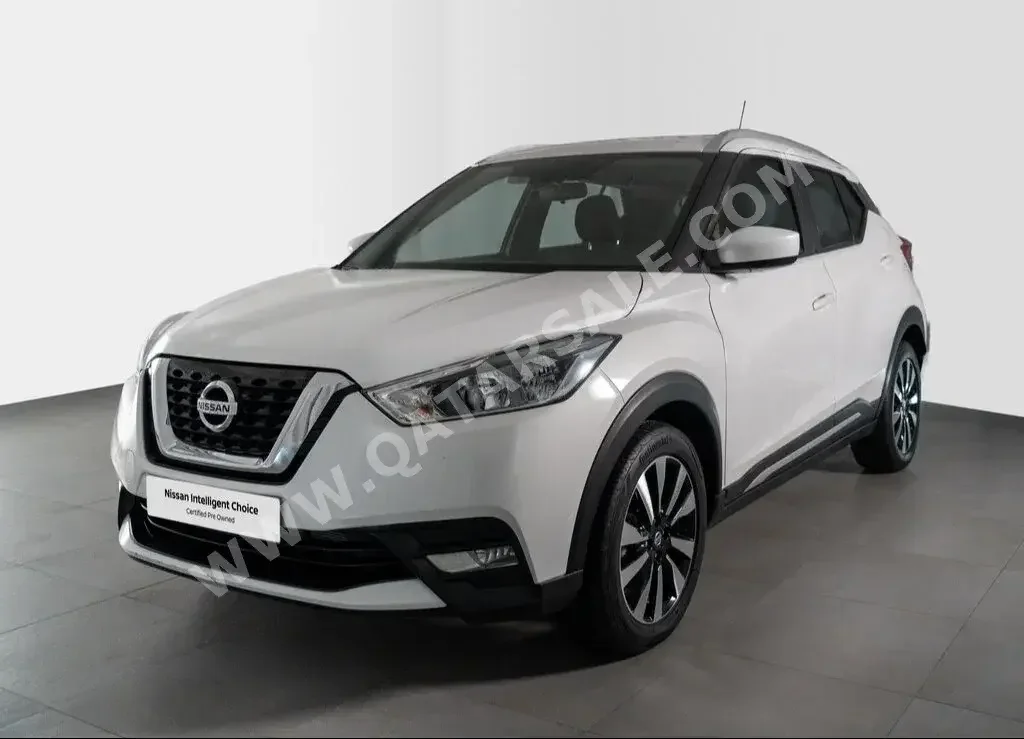 Nissan  Kicks  2020  Automatic  22,285 Km  4 Cylinder  Front Wheel Drive (FWD)  SUV  White  With Warranty