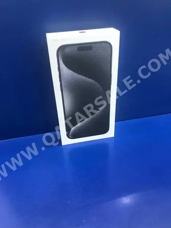 Apple  - iPhone 15  - Pro Max  - Black  - 256 GB  - Under Warranty