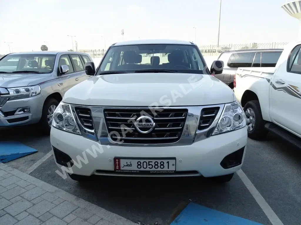 Nissan  Patrol  XE  2019  Automatic  106,000 Km  6 Cylinder  Four Wheel Drive (4WD)  SUV  White