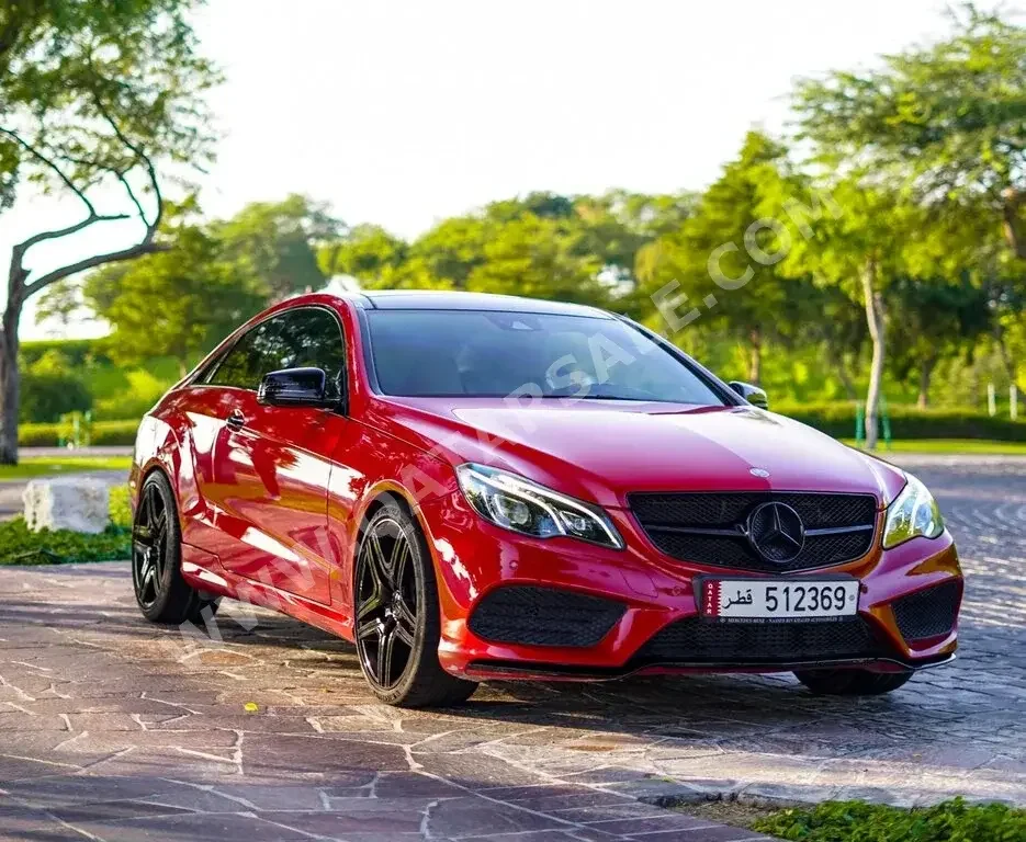 Mercedes-Benz  E-Class  200 AMG  2015  Automatic  55,000 Km  4 Cylinder  Rear Wheel Drive (RWD)  Coupe / Sport  Red
