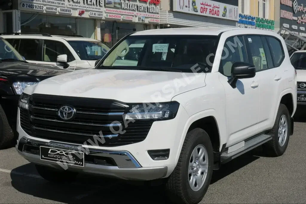 Toyota  Land Cruiser  GX  2024  Automatic  1,000 Km  6 Cylinder  Four Wheel Drive (4WD)  SUV  White  With Warranty