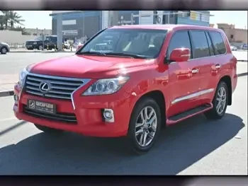 Lexus  LX  570  2014  Automatic  80,000 Km  8 Cylinder  Four Wheel Drive (4WD)  SUV  Red