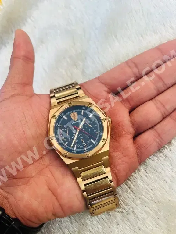 Watches Scuderia Ferrari  Quartz Watch  Gold  Men Watches