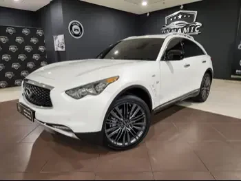 Infiniti  QX  70 Limited  2020  Automatic  41,000 Km  6 Cylinder  All Wheel Drive (AWD)  SUV  White  With Warranty