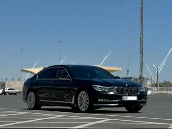 BMW  7-Series  730 Li  2018  Automatic  90,000 Km  6 Cylinder  Rear Wheel Drive (RWD)  Sedan  Black