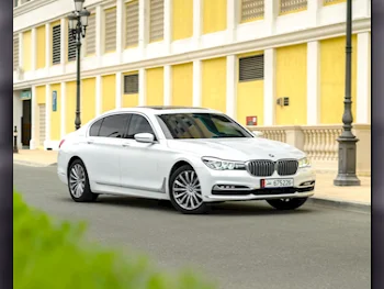 BMW  7-Series  730 Li  2017  Automatic  65,000 Km  4 Cylinder  Rear Wheel Drive (RWD)  Sedan  White