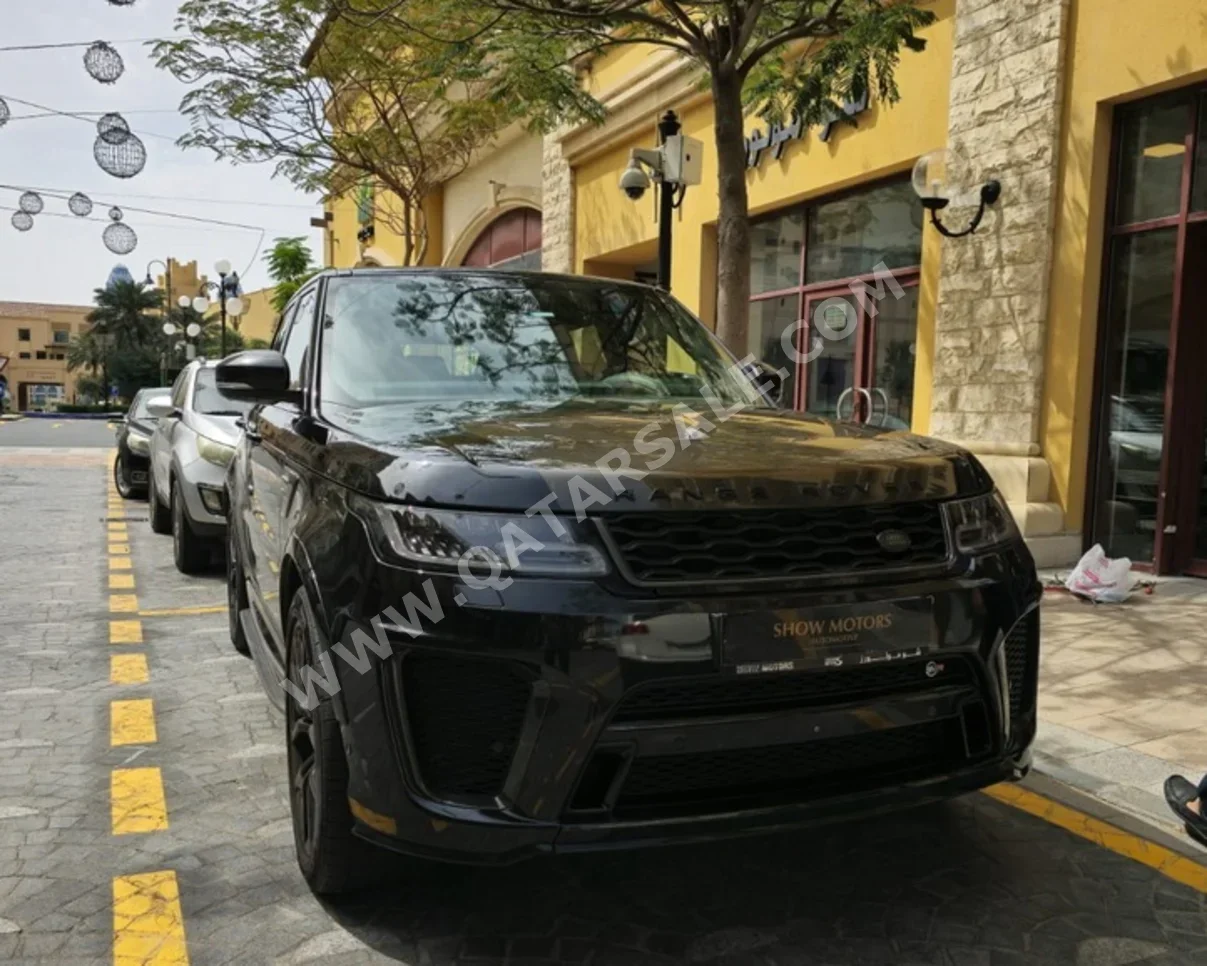 Land Rover  Range Rover  Sport SVR  2018  Automatic  72,000 Km  8 Cylinder  Four Wheel Drive (4WD)  SUV  Black