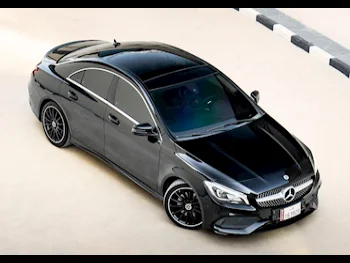 Mercedes-Benz  CLA  250  2018  Automatic  60,000 Km  4 Cylinder  Rear Wheel Drive (RWD)  Sedan  Black