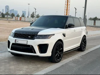 Land Rover  Range Rover  Sport SVR  2019  Automatic  49,500 Km  8 Cylinder  Four Wheel Drive (4WD)  SUV  White