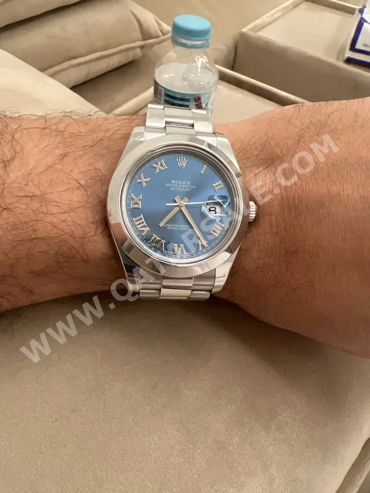 Watches - Rolex  - Quartz Watch  - Blue  - Men Watches