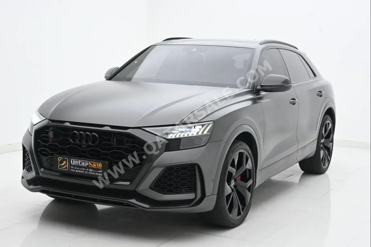 Audi  Q8  RS  2021  Automatic  64,500 Km  8 Cylinder  All Wheel Drive (AWD)  SUV  Gray  With Warranty