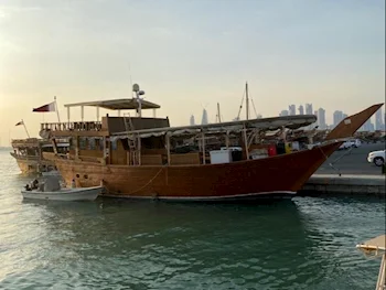 Wooden Boat Sanbuk Length 78 ft  Brown  2016