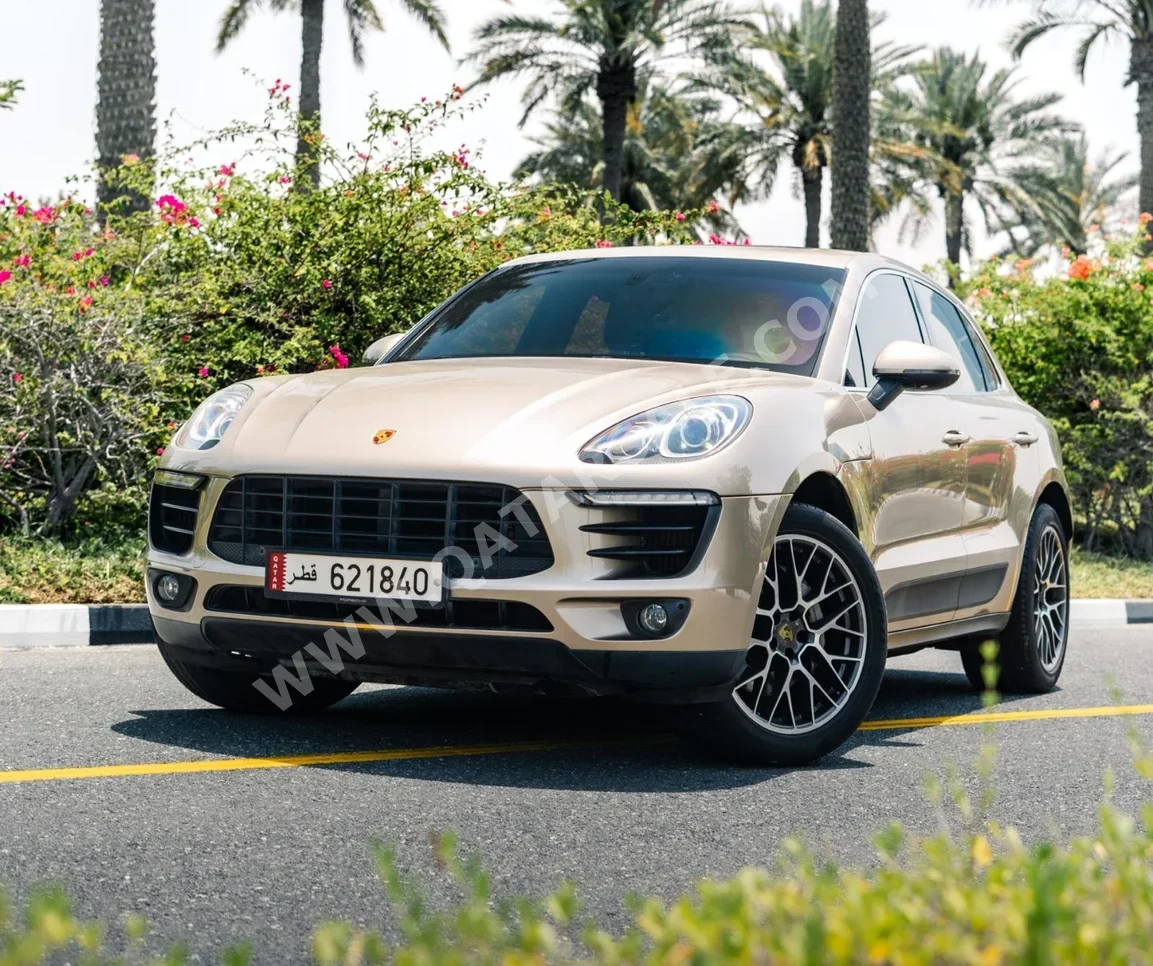 Porsche  Macan  S  2015  Automatic  70,000 Km  6 Cylinder  Four Wheel Drive (4WD)  SUV  Gold