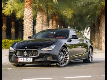Maserati  Ghibli  2015  Automatic  60,000 Km  6 Cylinder  Rear Wheel Drive (RWD)  Sedan  Black