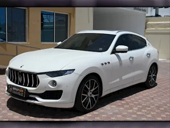  Maserati  Levante  SQ4  2018  Automatic  80,000 Km  6 Cylinder  Four Wheel Drive (4WD)  SUV  White  With Warranty