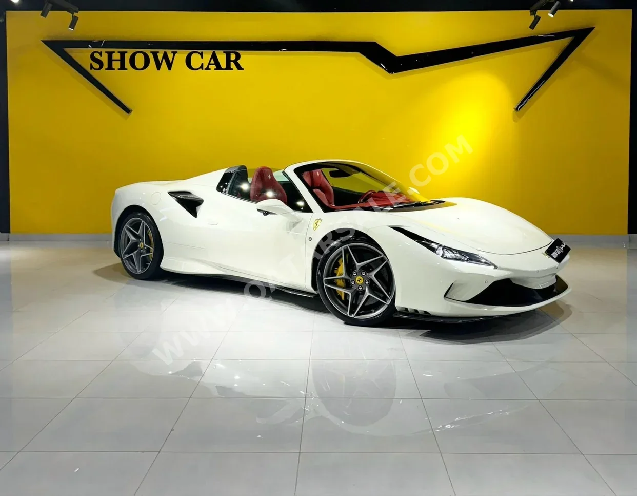 Ferrari  F8  Spider  2021  Automatic  7,200 Km  8 Cylinder  Rear Wheel Drive (RWD)  Coupe / Sport  White  With Warranty