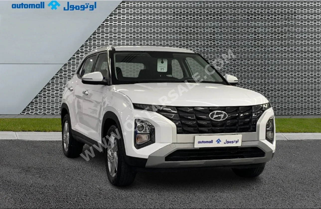 Hyundai  Creta  2024  Automatic  525 Km  4 Cylinder  Front Wheel Drive (FWD)  SUV  White  With Warranty