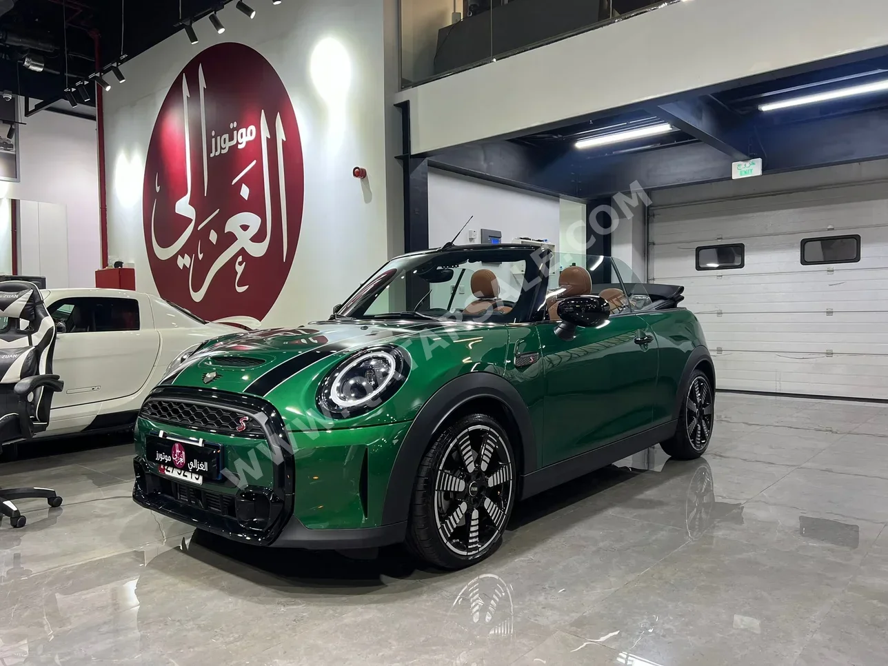 Mini  Cooper  S  2024  Automatic  7,000 Km  4 Cylinder  Front Wheel Drive (FWD)  Convertible  Green  With Warranty