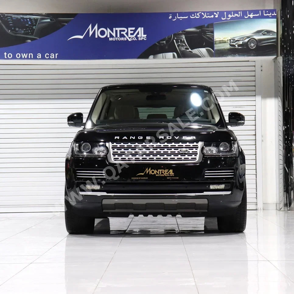 Land Rover  Range Rover  Vogue SE  2014  Automatic  92,000 Km  8 Cylinder  Four Wheel Drive (4WD)  SUV  Black