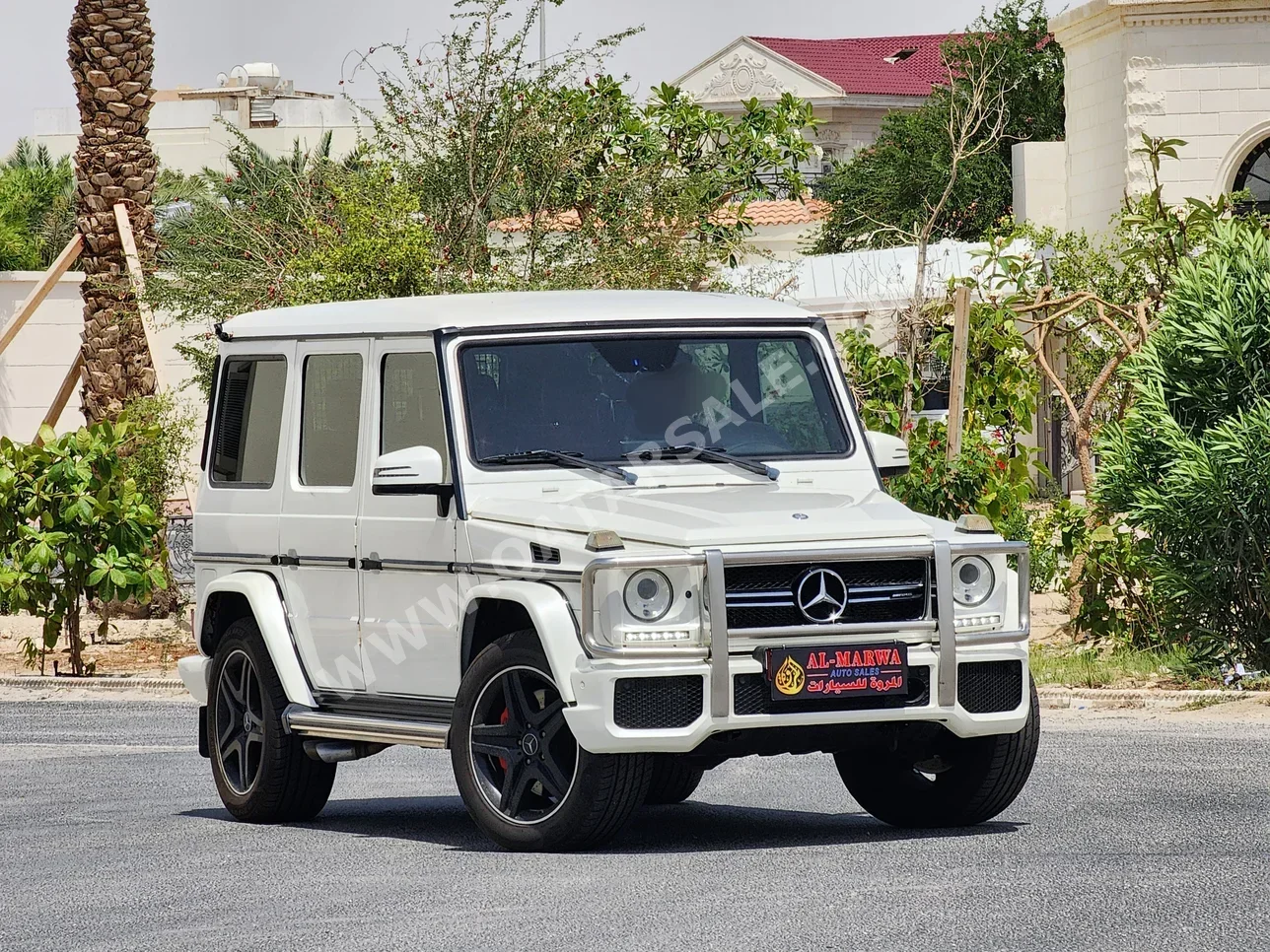 Mercedes-Benz  G-Class  63 AMG  2015  Automatic  143,000 Km  8 Cylinder  Four Wheel Drive (4WD)  SUV  White