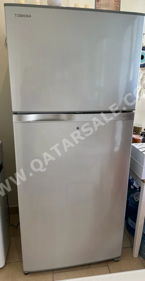 Toshiba  Bottom Freezer Refrigerator  - Silver