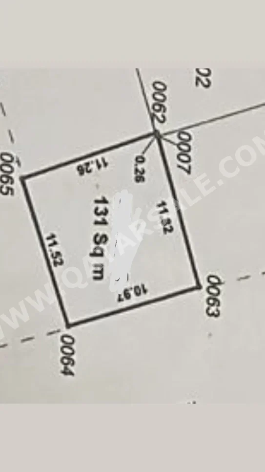 Lands For Sale in Doha  - Al Mansoura  -Area Size 131 Square Meter