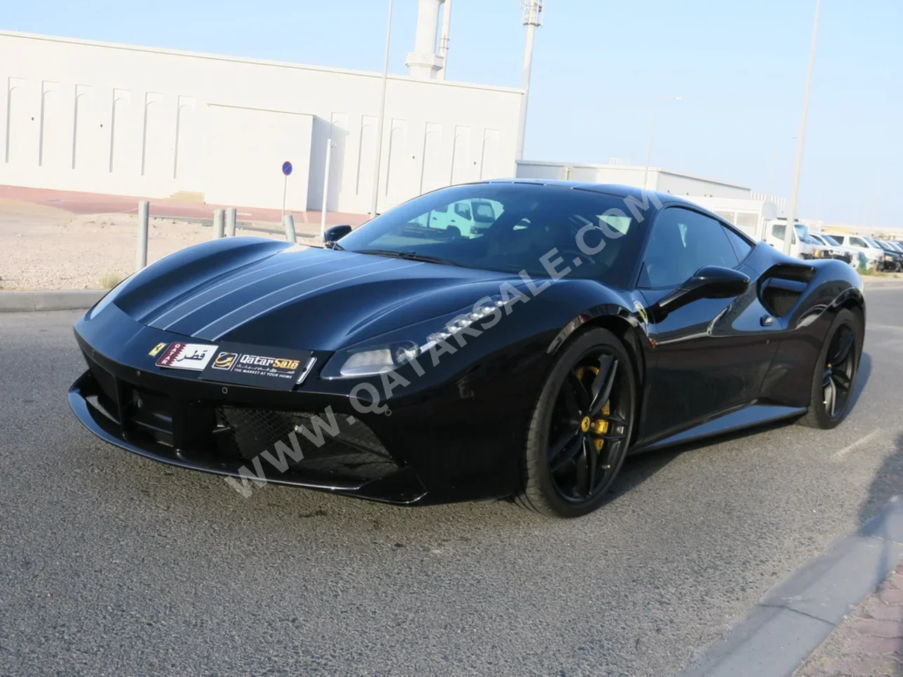 Ferrari  488  GTB  2017  Automatic  7,000 Km  8 Cylinder  Front Wheel Drive (FWD)  Coupe / Sport  Black  With Warranty