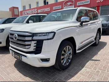 Toyota  Land Cruiser  VX Twin Turbo  2023  Automatic  17,000 Km  6 Cylinder  Four Wheel Drive (4WD)  SUV  White  With Warranty