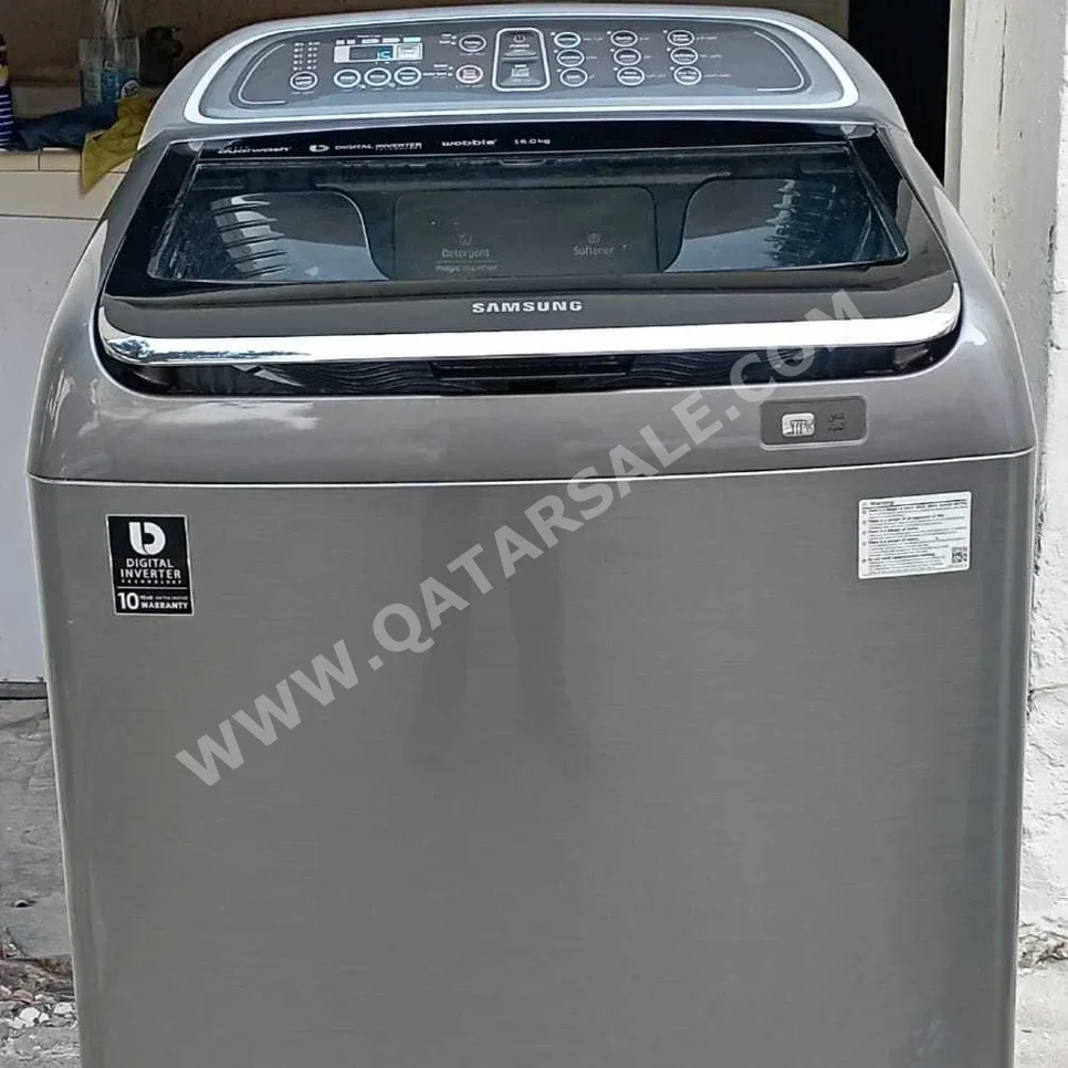 Washing Machines & All in ones Samsung /  Top Load Washer  Silver