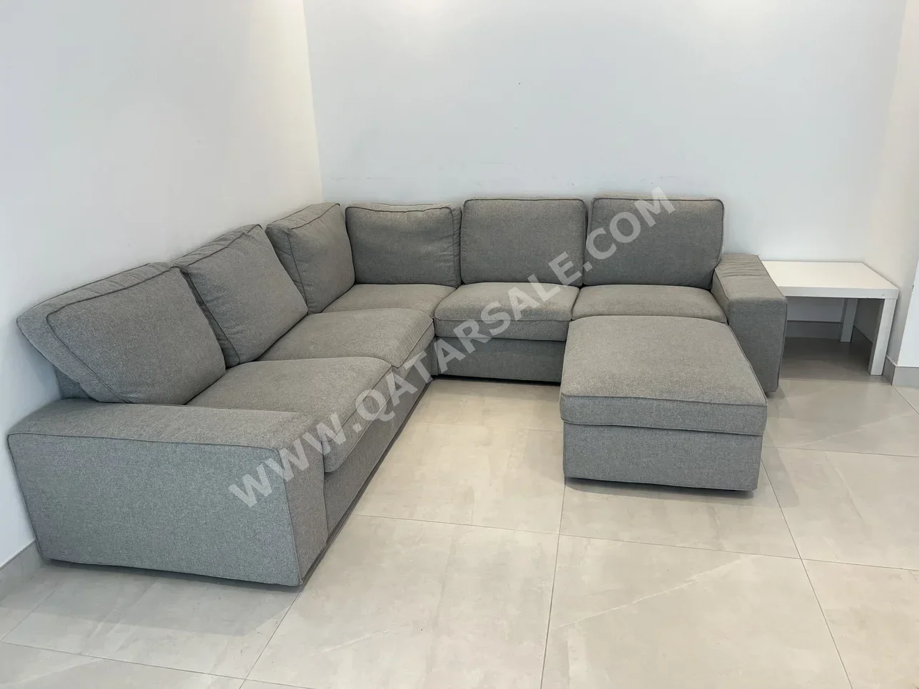Sofas, Couches & Chairs L shape  - Fabric  - Gray