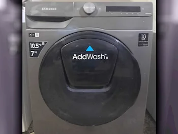 Washing Machines & All in ones Samsung /  Front Load Washer  Gray  Wi-Fi Connected