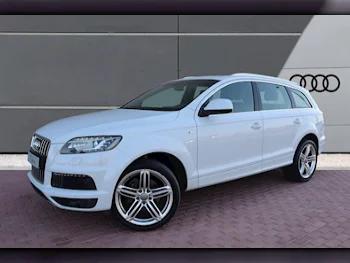 Audi  Q7  S-Line  2016  Automatic  115,000 Km  6 Cylinder  All Wheel Drive (AWD)  SUV  White